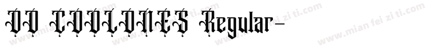 DD COOLDNES Regular字体转换